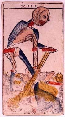 La carte de la Mort dessinée par Jean Dodal La carte de la Mort dessinée par Jean Dodal