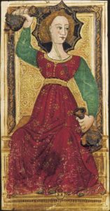 La carte de la Tempérance dans le tarot dit de Charles La carte de la Tempérance dans le tarot dit de Charles