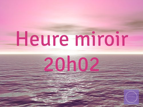 Heure miroir inversée 20h02