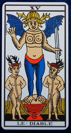 diable Carte Diable Tarot de Marseille