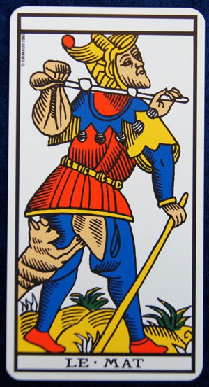 Carte du Mat du Tarot de Marseille