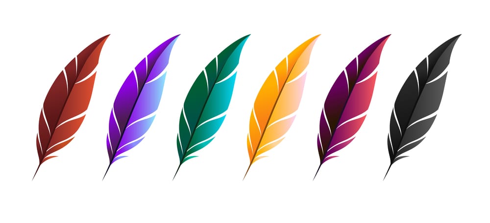 Liste signification des couleurs de plumes