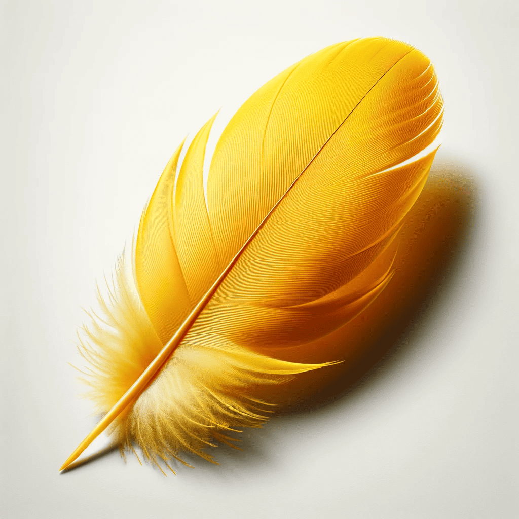 Signification plume jaune