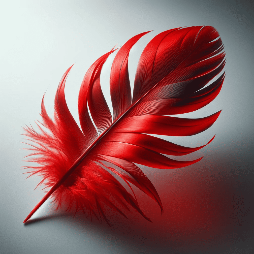 Signification plume rouge
